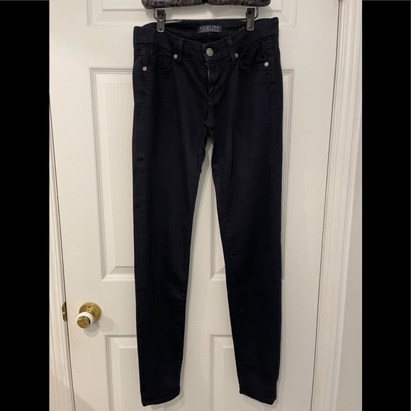 Fidelity Denim Jason Trotzuk blue navy S26 - Picture 1 of 4